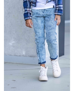 Spodnie jeansowe ALL FOR KIDS niebieskie STYLISH OUTFIT