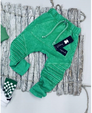 Spodnie despacito BASIC dekatyzowane zielone