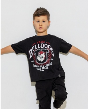 Koszulka t-shirt bulldogs ALL FOR KIDS czarna