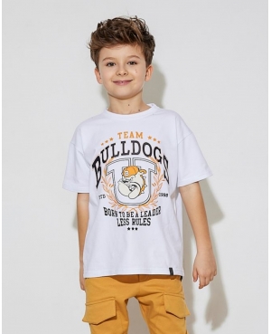 Koszulka t-shirt bulldogs ALL FOR KIDS biała