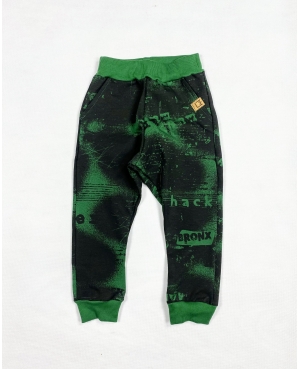 Spodnie dresowe MIMI basic BRONX zielone