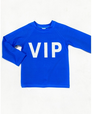 Bluzka long VIP niebieska